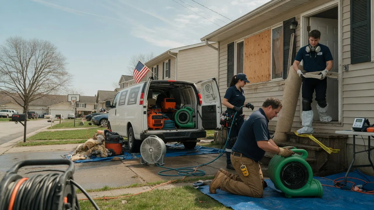 Water Damage Restoration in Albion, IN near me